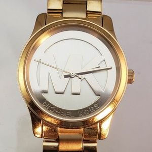 Michael Kors MK5786 GOLD-Tone Runway Wrist Watch